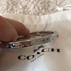 NEW WT✨💙 COACH Bracelet Blue/ Silver